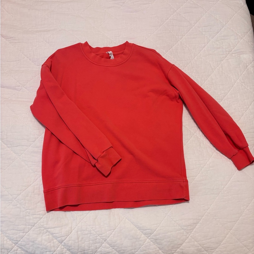 Lululemon Crew neck 
Pink/orange
